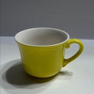 Vibrant Yellow Lemon Federalist Ironstone Home Dining Mug